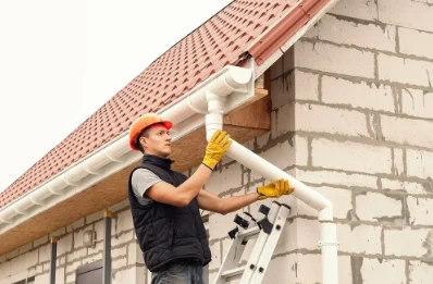Pose et remplacement de gouttières à Ventiseri